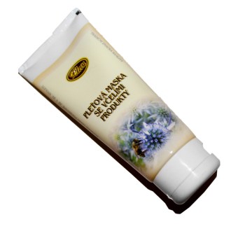 Mascarilla facial con productos apícolas Pleva